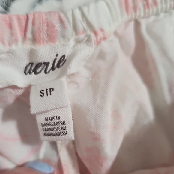 Aerie Pink Floral Poplin Boxers - Picture 5 of 7